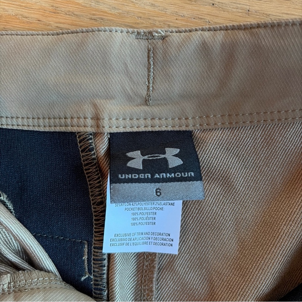 Under Armour Boys Chino Golf Pants Khaki Size 6 Youth - Picture 8 of 9